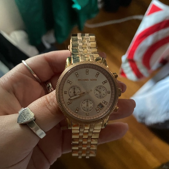 GOLD MICHAEL KORS WATCH WOMEN - Picture 3 of 4